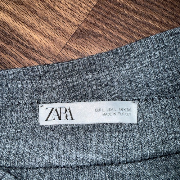 Zara Charcoal Knit Top - Picture 3 of 3